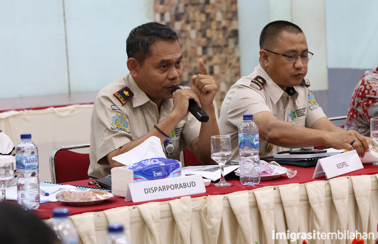 Perkuat Pengawasan Orang Asing, Kantor Imigrasi Tembilahan Gelar Rapat Tim Pora Kab. Inhil